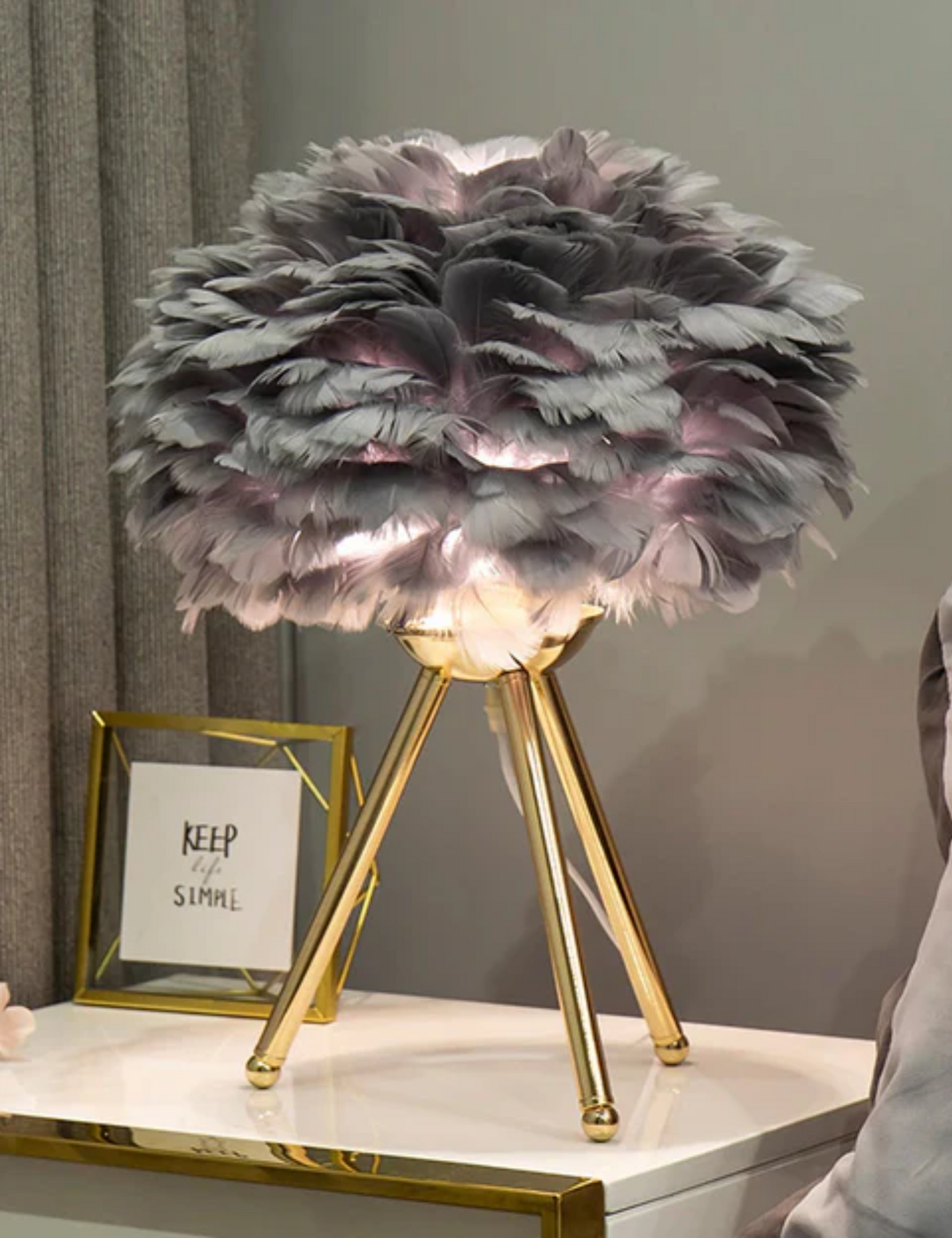 Dreamy Feather Lamp