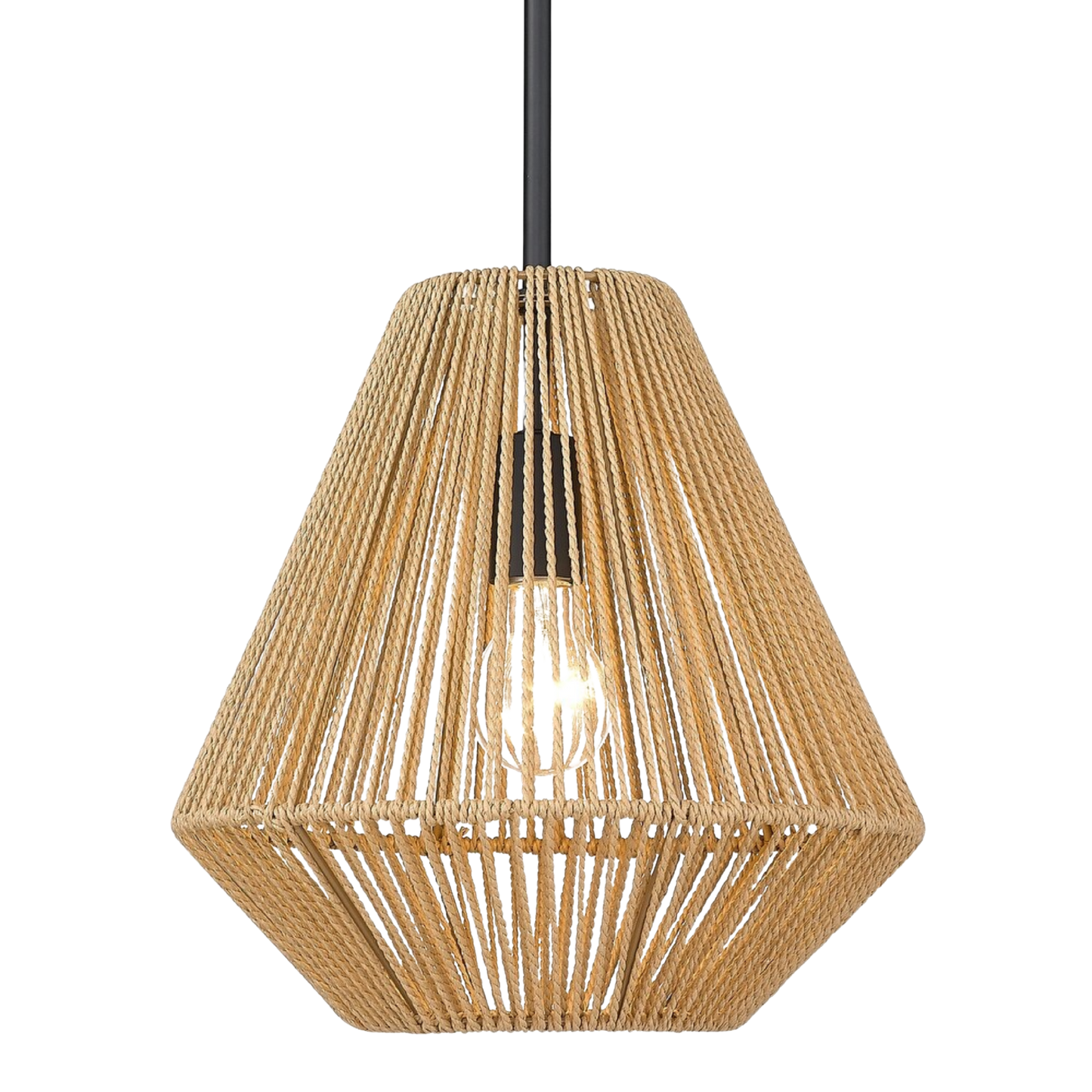 Boho Rattan Pendant Light