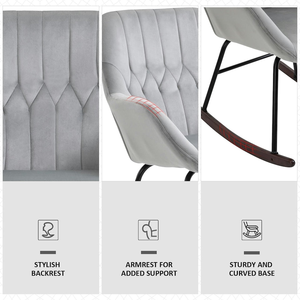 Padded Rocking Chair