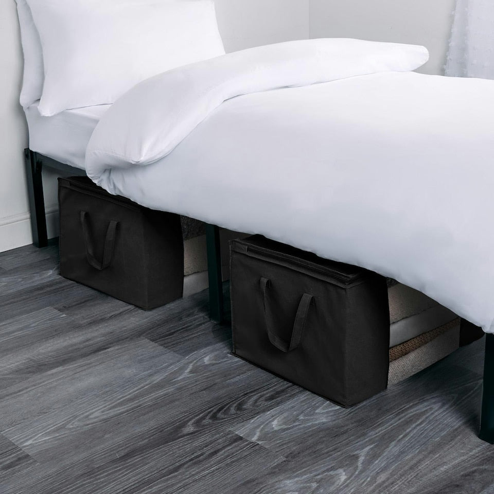 Black Underbed Storage Bags – 2 Pack