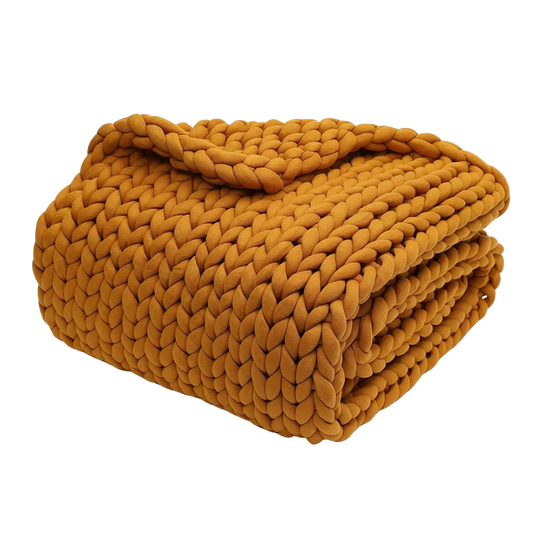 Thick Braided Knit Blanket