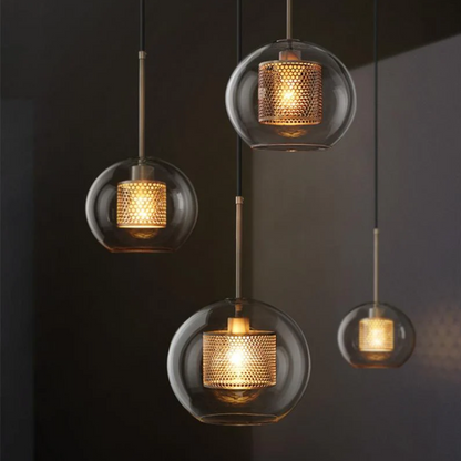 Vintage-Inspired Wrought Iron Ceiling Light