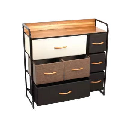 Drawer Chest Tower Unit – Fabric Storage for Bedroom