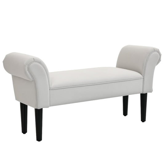 Chaise Lounge Bench -  Pale Gray