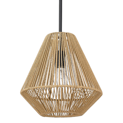 Boho Rattan Pendant Light